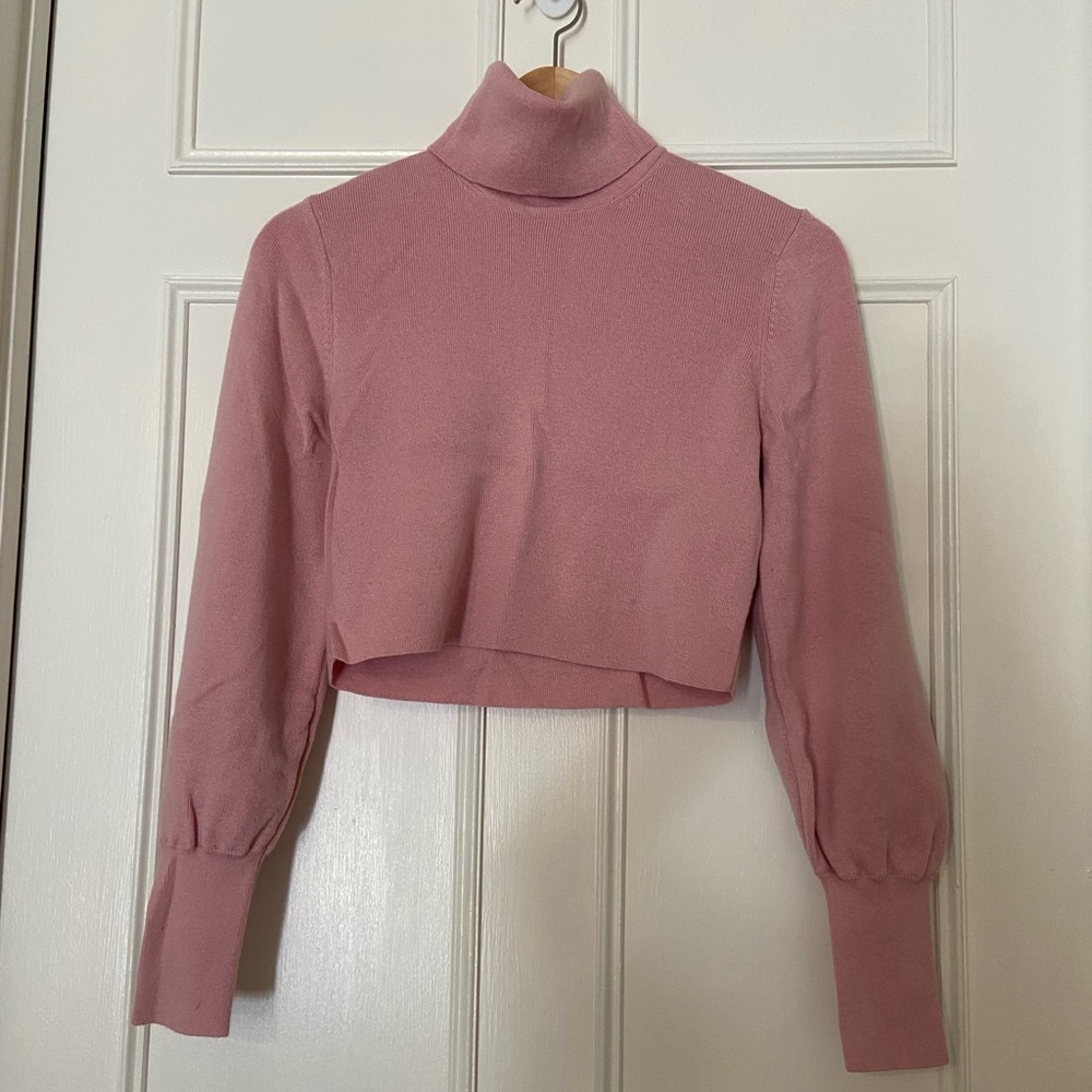 Wilfred turtleneck cropped sweater